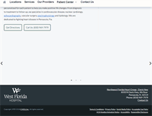 Tablet Screenshot of nwfheartgroup.com